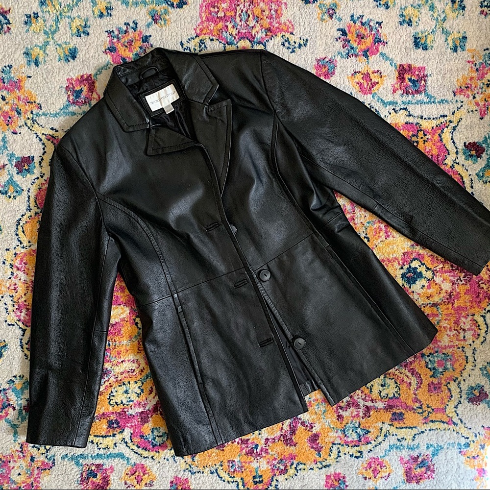 Worthington leather coat